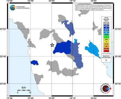 Mappa MCS - territori comuni