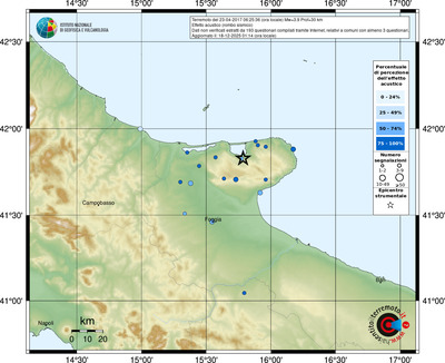 Mappa comuni con almeno 3 questionari