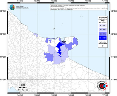 Mappa territorio comunale con almeno 3 questionari