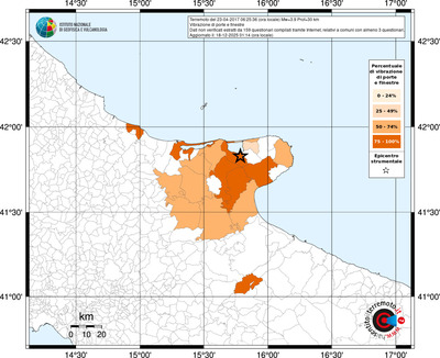 Mappa territorio comunale con almeno 3 questionari