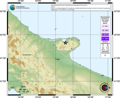 Mappa comuni con almeno 3 questionari