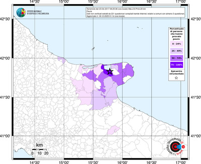 Mappa territorio comunale con almeno 3 questionari