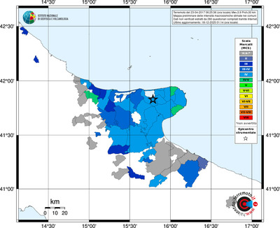 Mappa MCS - territori comuni