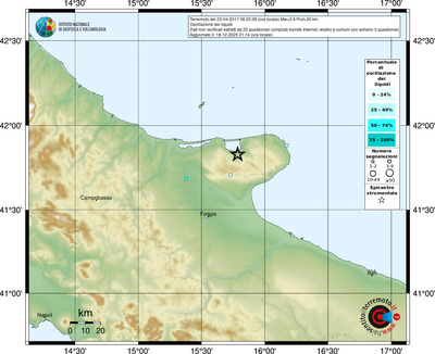 Mappa comuni con almeno 3 questionari