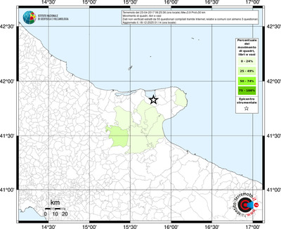 Mappa territorio comunale con almeno 3 questionari