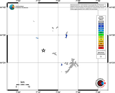 Mappa MCS - territori località