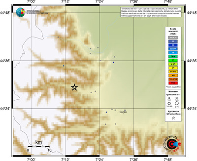Mappa MCS - località