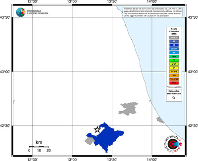 Mappa EMS - territori comuni