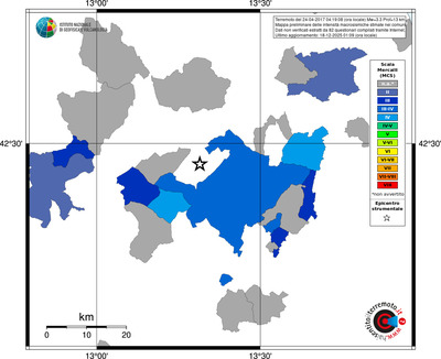 Mappa MCS - territori comuni