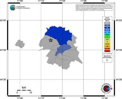 Mappa MCS - territori comuni