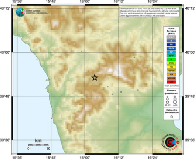 Mappa EMS - località
