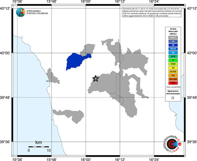 Mappa MCS - territori comuni