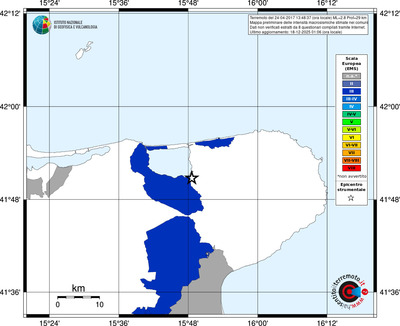 Mappa EMS - territori comuni