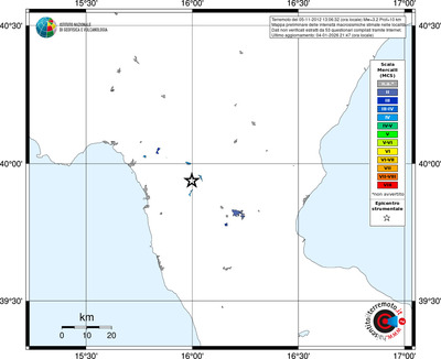 Mappa MCS - territori località