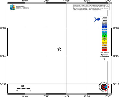Mappa EMS - territori località