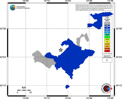 Mappa EMS - territori comuni