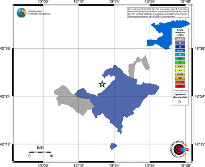 Mappa MCS - territori comuni