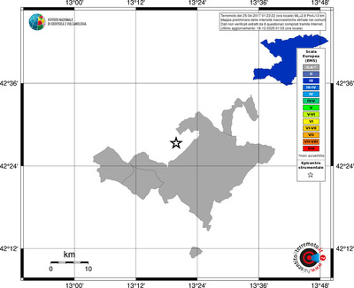Mappa EMS - territori comuni