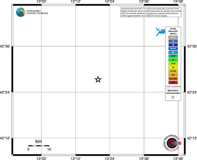 Mappa MCS - territori località