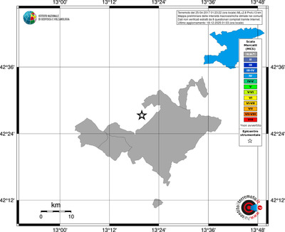 Mappa MCS - territori comuni