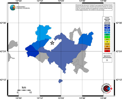Mappa MCS - territori comuni