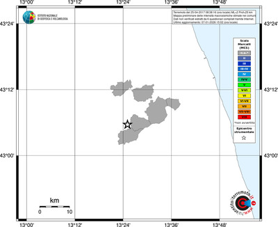 Mappa MCS - territori comuni