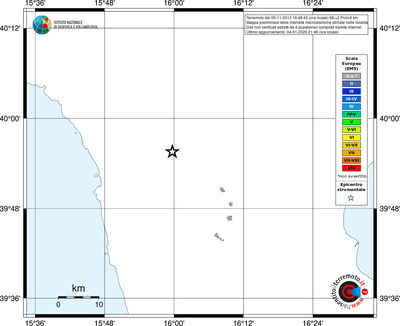 Mappa EMS - territori località