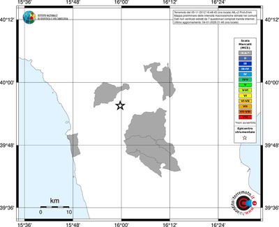 Mappa MCS - territori comuni