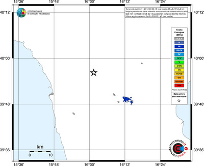 Mappa EMS - territori località