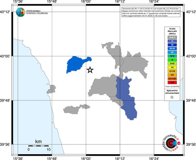 Mappa MCS - territori comuni