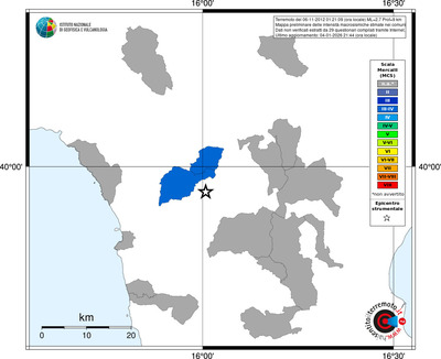 Mappa MCS - territori comuni