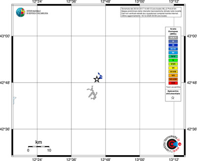 Mappa EMS - territori località