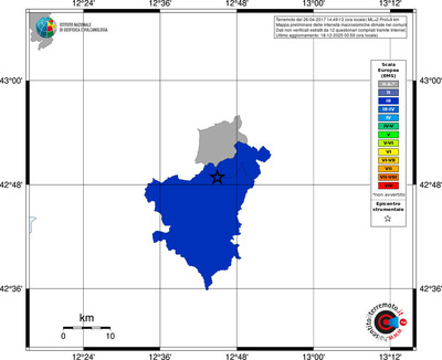 Mappa EMS - territori comuni