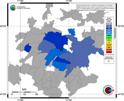 Mappa MCS - territori comuni