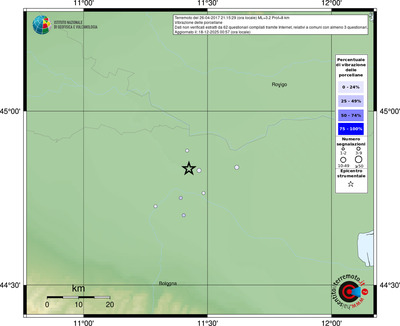 Mappa comuni con almeno 3 questionari