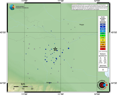 Mappa EMS - località