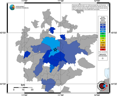 Mappa MCS - territori comuni