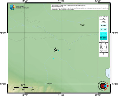 Mappa comuni con almeno 3 questionari