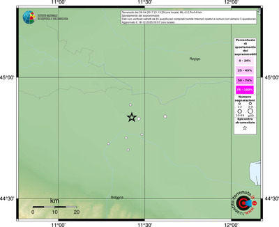 Mappa comuni con almeno 3 questionari