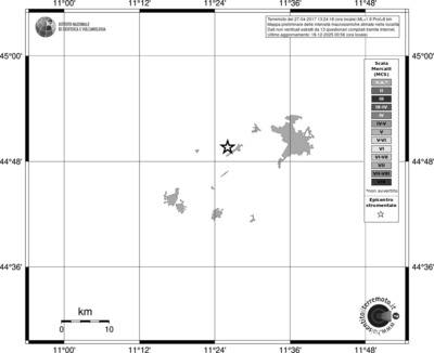Mappa MCS - territori località