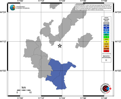 Mappa MCS - territori comuni