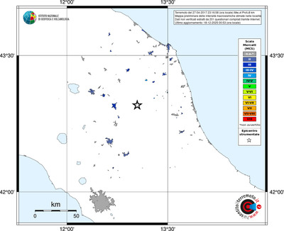 Mappa MCS - territori località