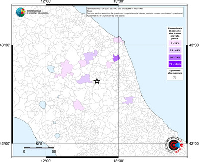 Mappa territorio comunale con almeno 3 questionari