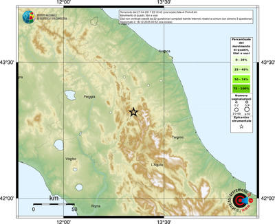 Mappa comuni con almeno 3 questionari