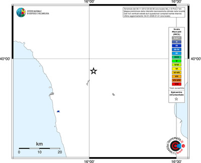 Mappa MCS - territori località
