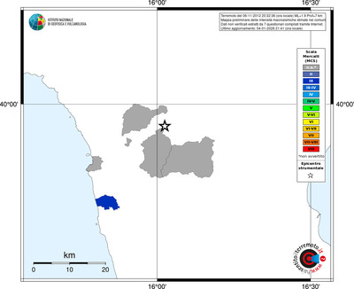 Mappa MCS - territori comuni