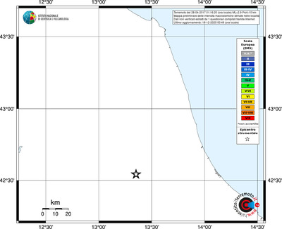 Mappa EMS - territori località