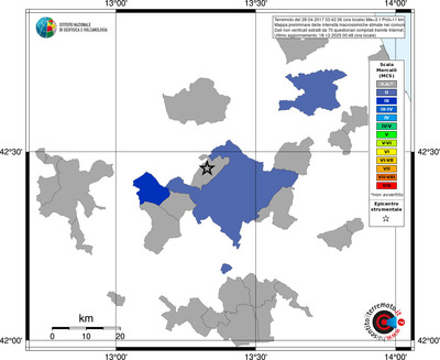 Mappa MCS - territori comuni