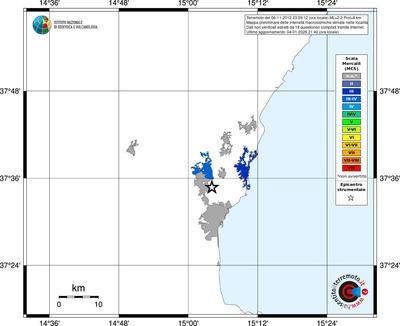 Mappa MCS - territori località