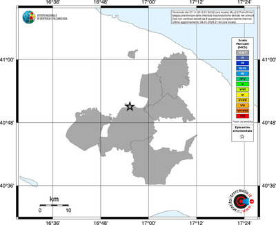 Mappa MCS - territori comuni